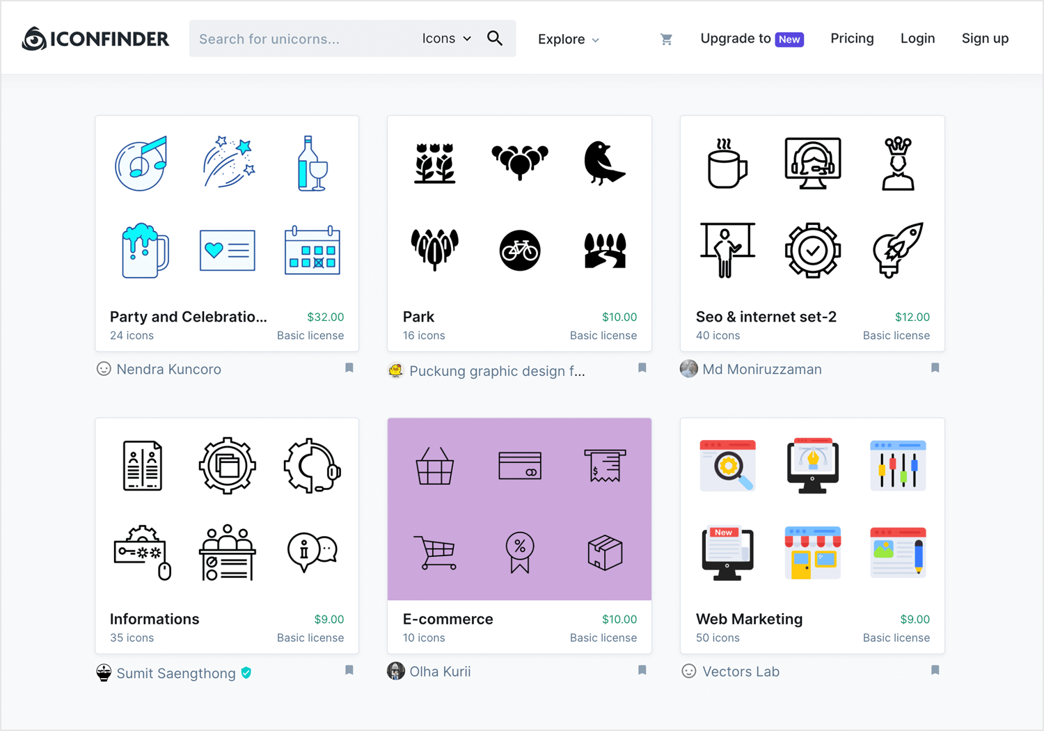 free icons for website