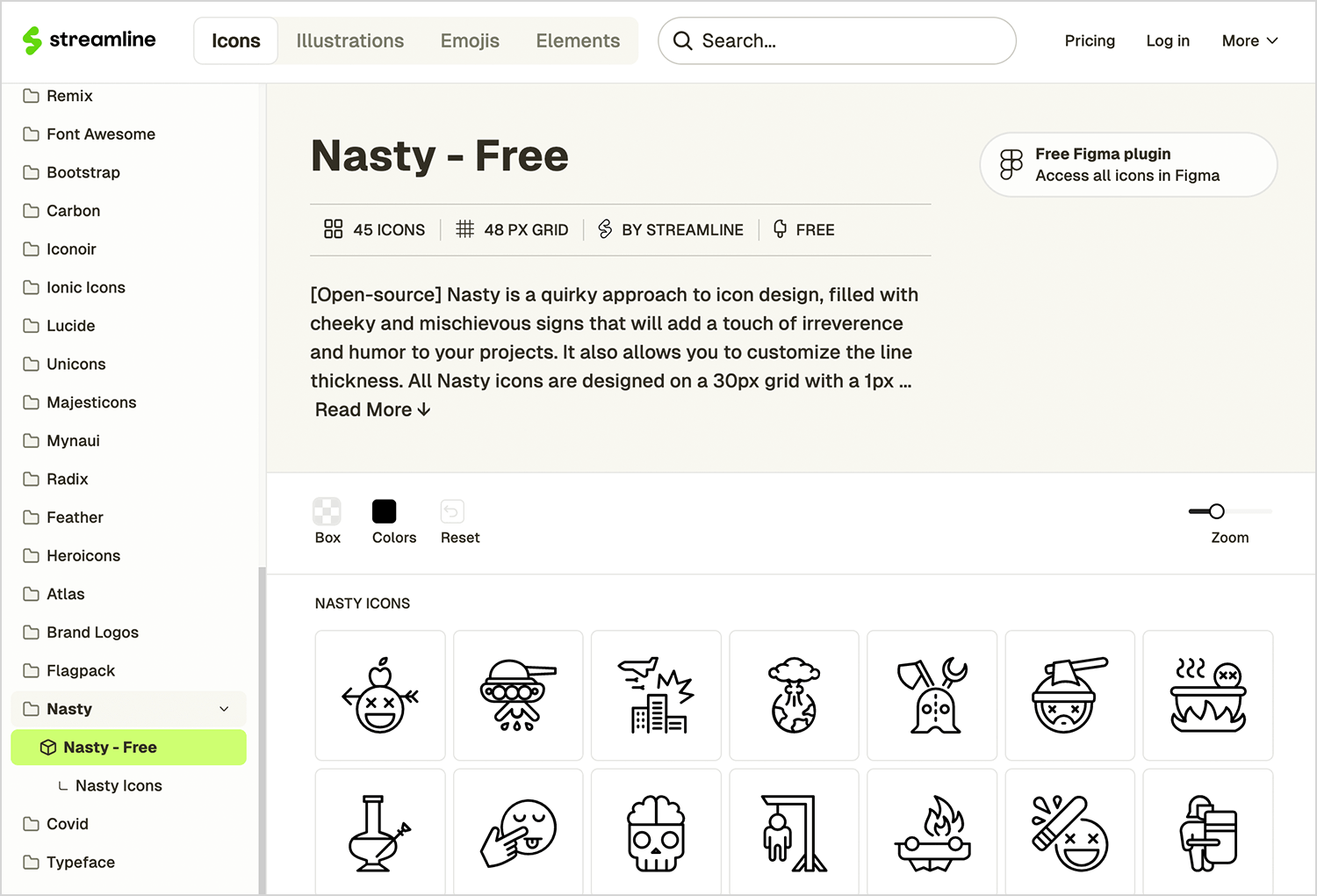 Free website icons to download - Nasty Icons