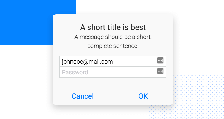 Justinmind's iOS UI kit - many forms and controls available in content blocks