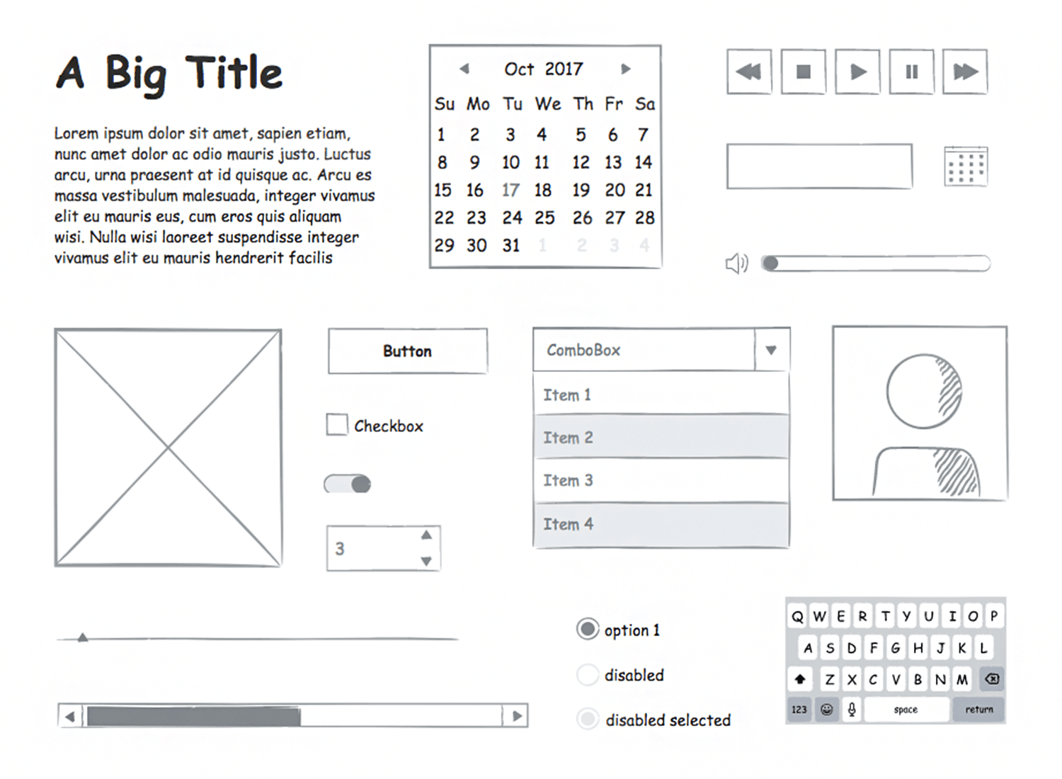 Visual Vocabulary for Information Architecture and Interaction Design Sketch  freebie  Download free resource for Sketch  Sketch App Sources