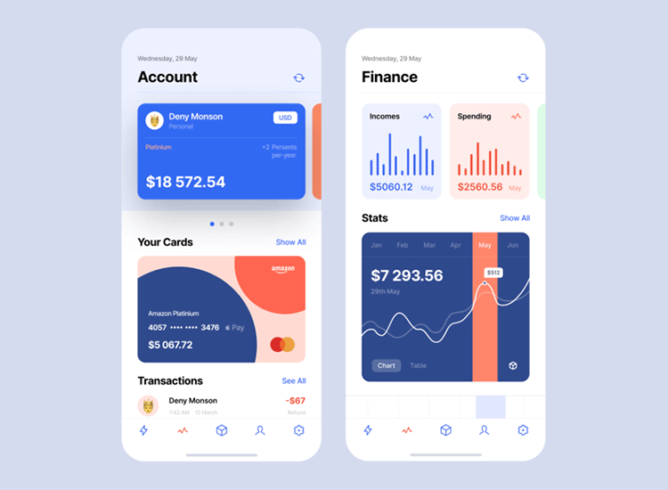 Banking App Design 10 Awesome Patterns Justinmind