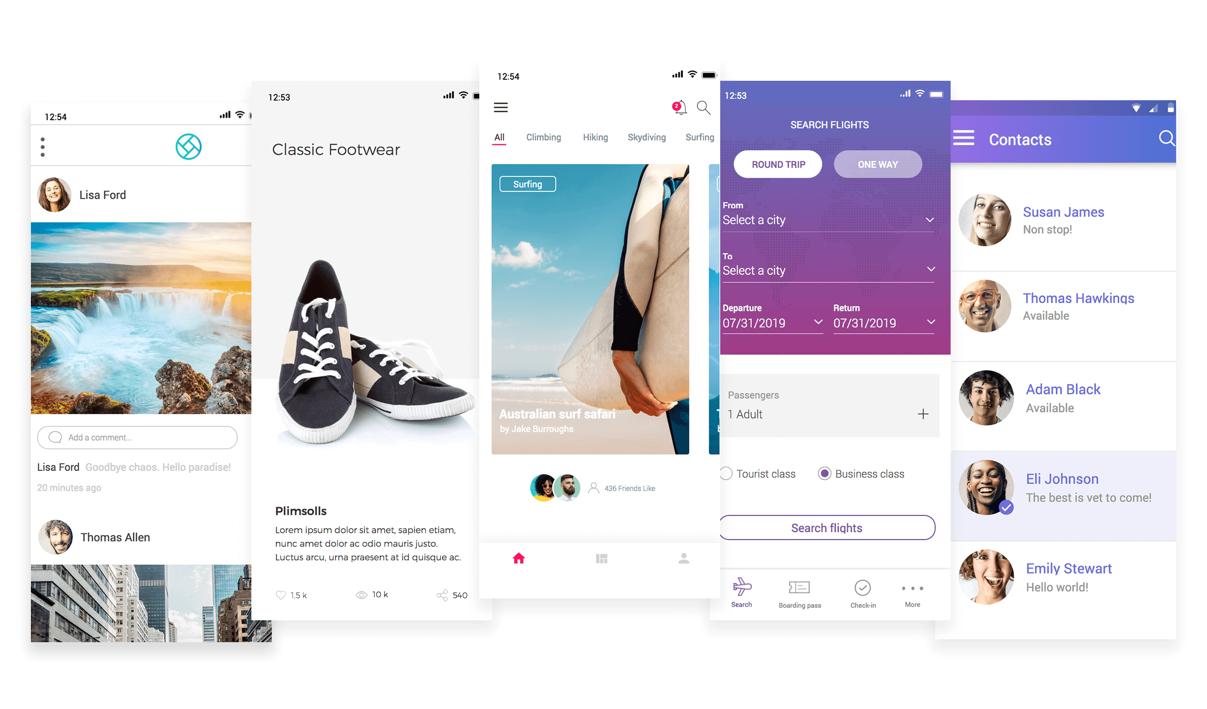 View app prototype examples