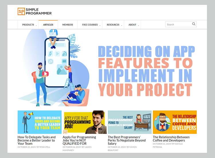 Best web development blogs - Simple Programmer