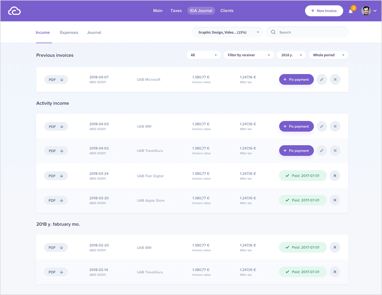 List Ui Design Cflow Journal 