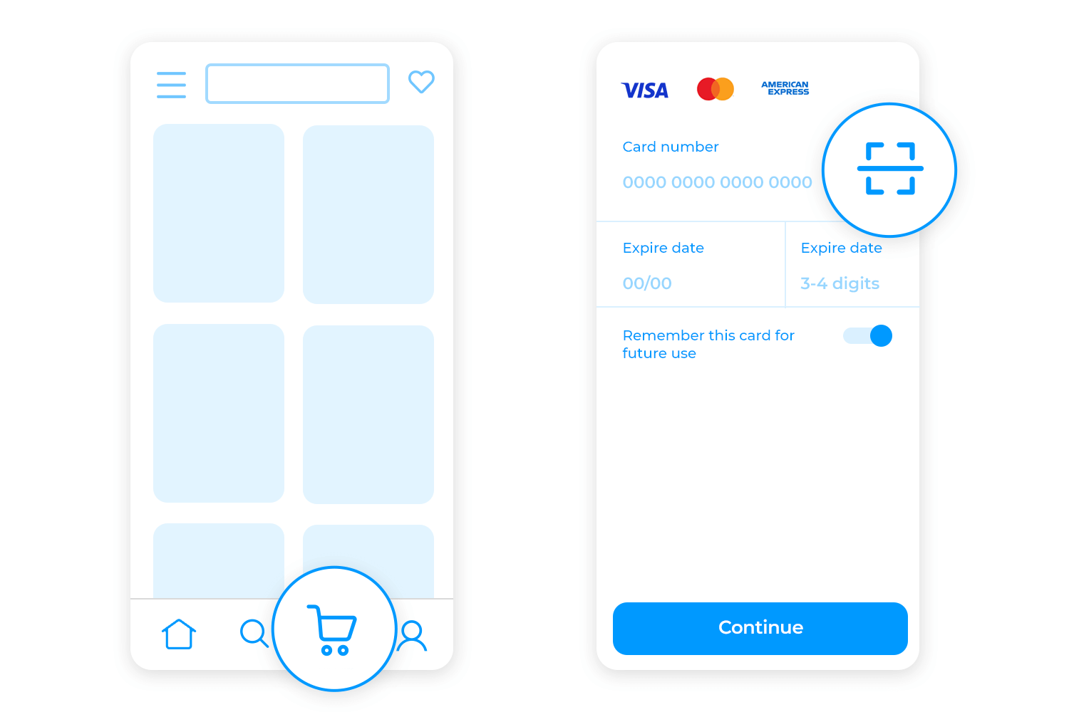 Best practices for shopping cart UI design.