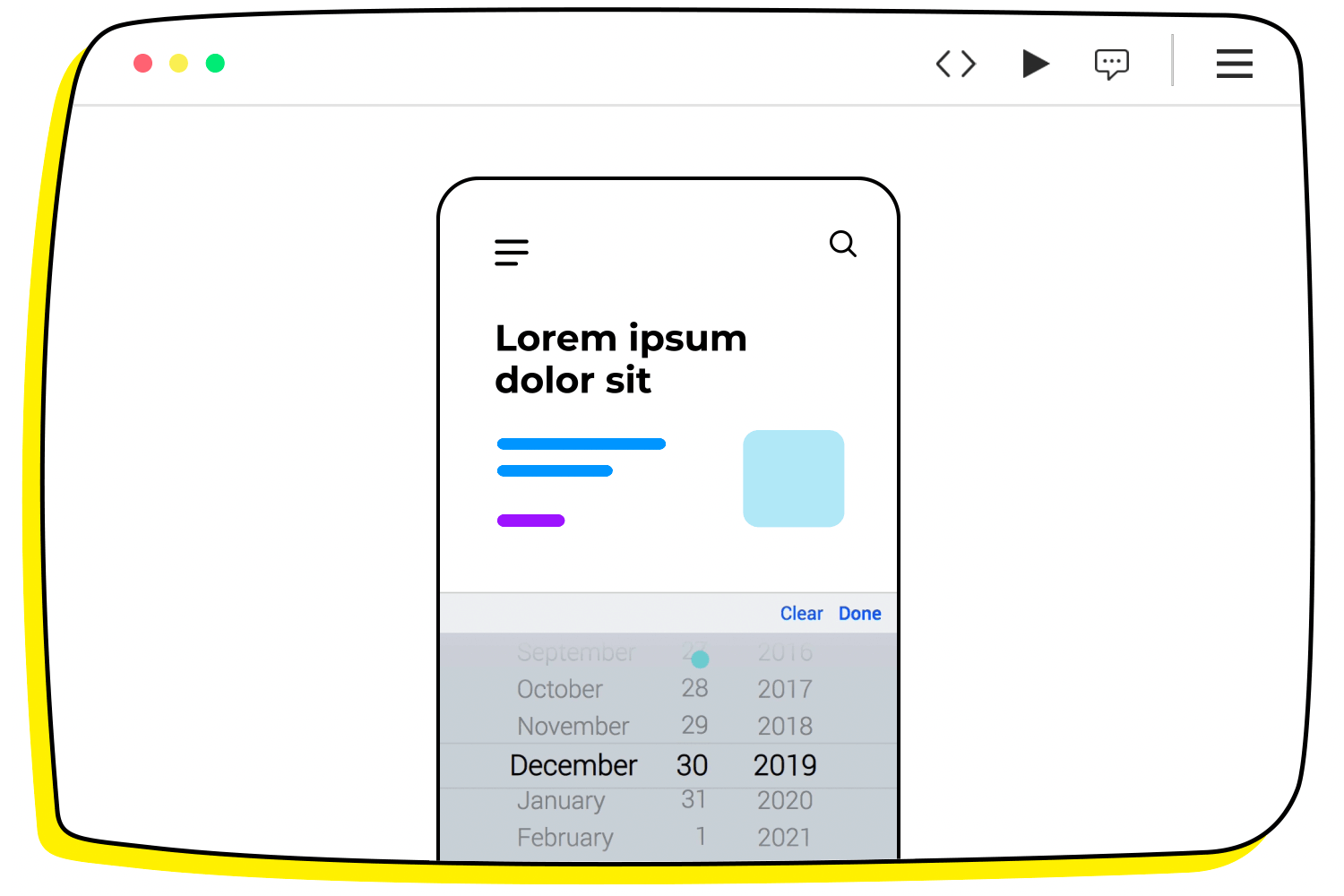 iphone wireframe tools