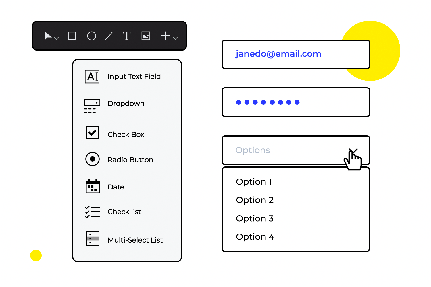 wireframing tool to design website apps