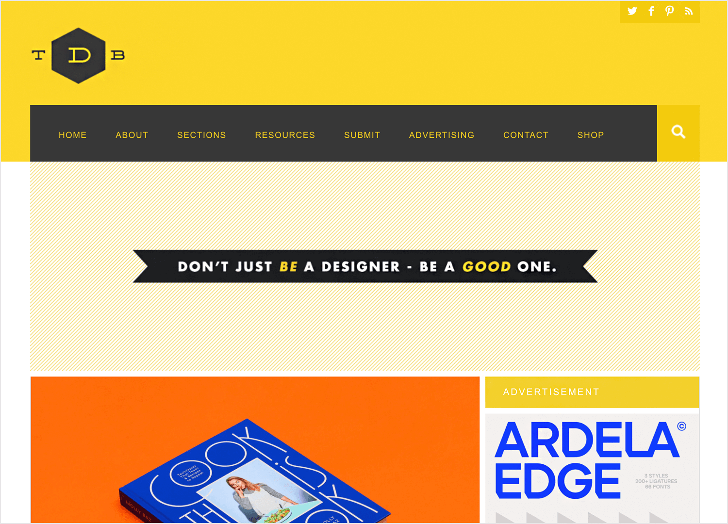 the DSGN blog for web design ideas and inspiration