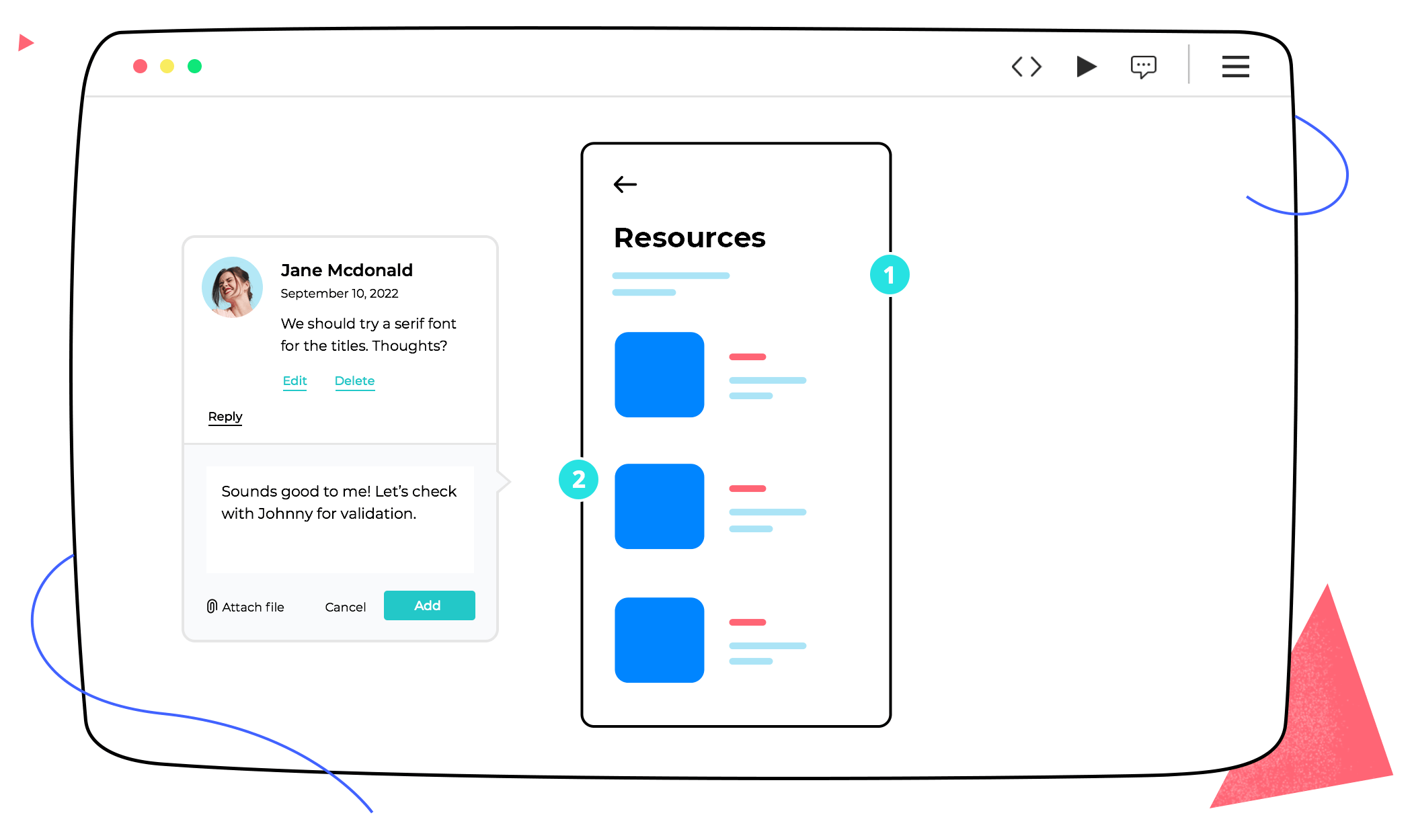 Förderung der Zusammenarbeit im mockup design