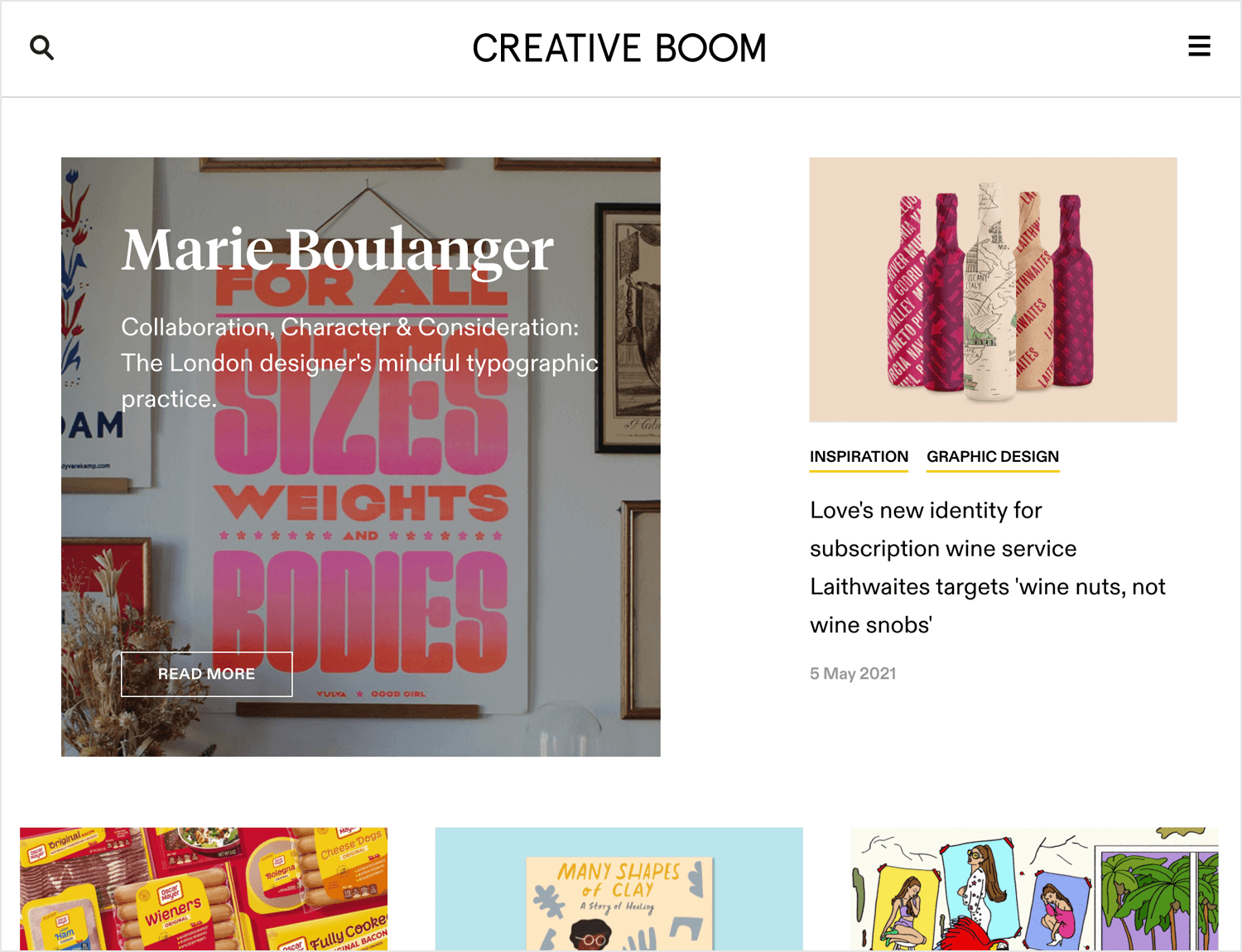 creative boom as web design blog