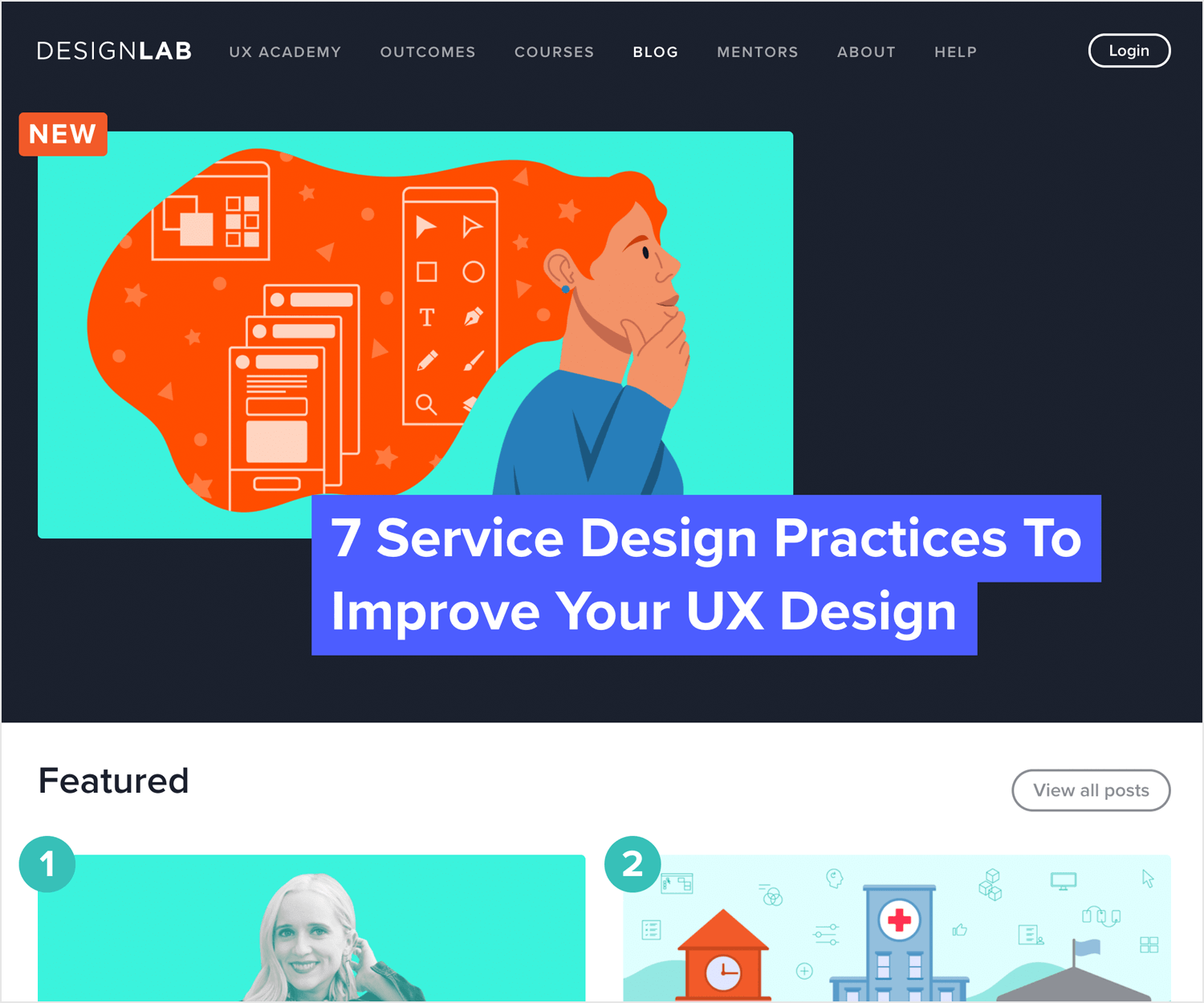 design lab as a ux blog to read interviews with designers