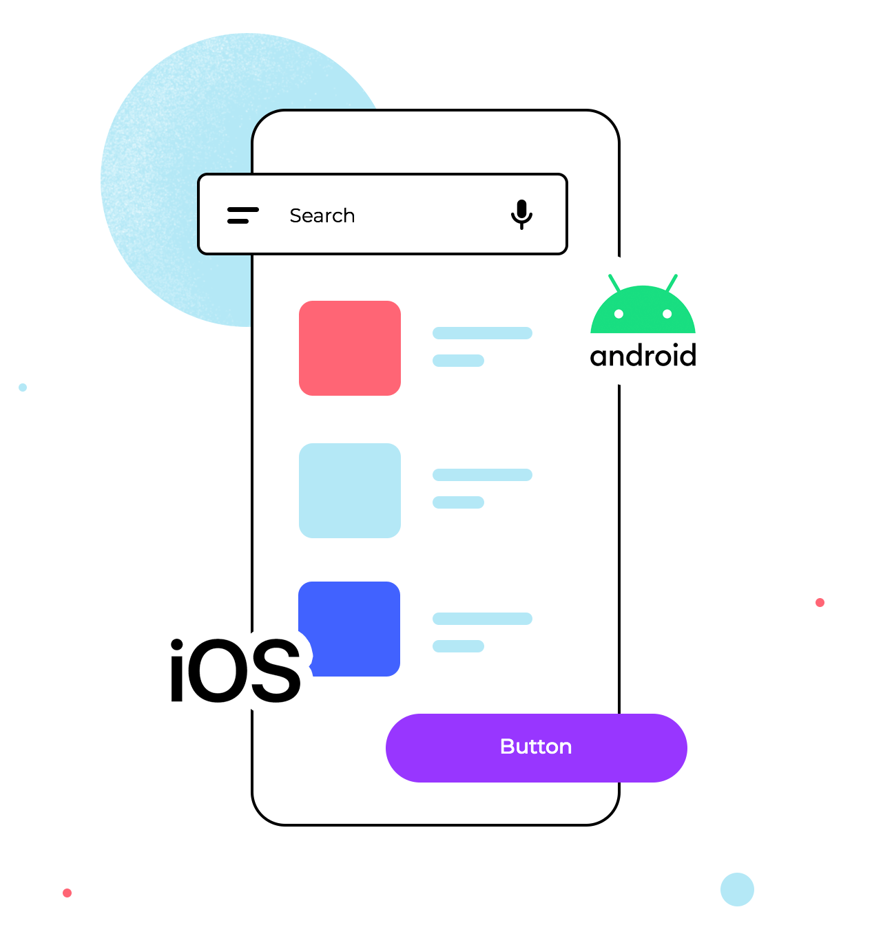 UI-Kit für iOS und Android im Mockup-Tool enthalten  