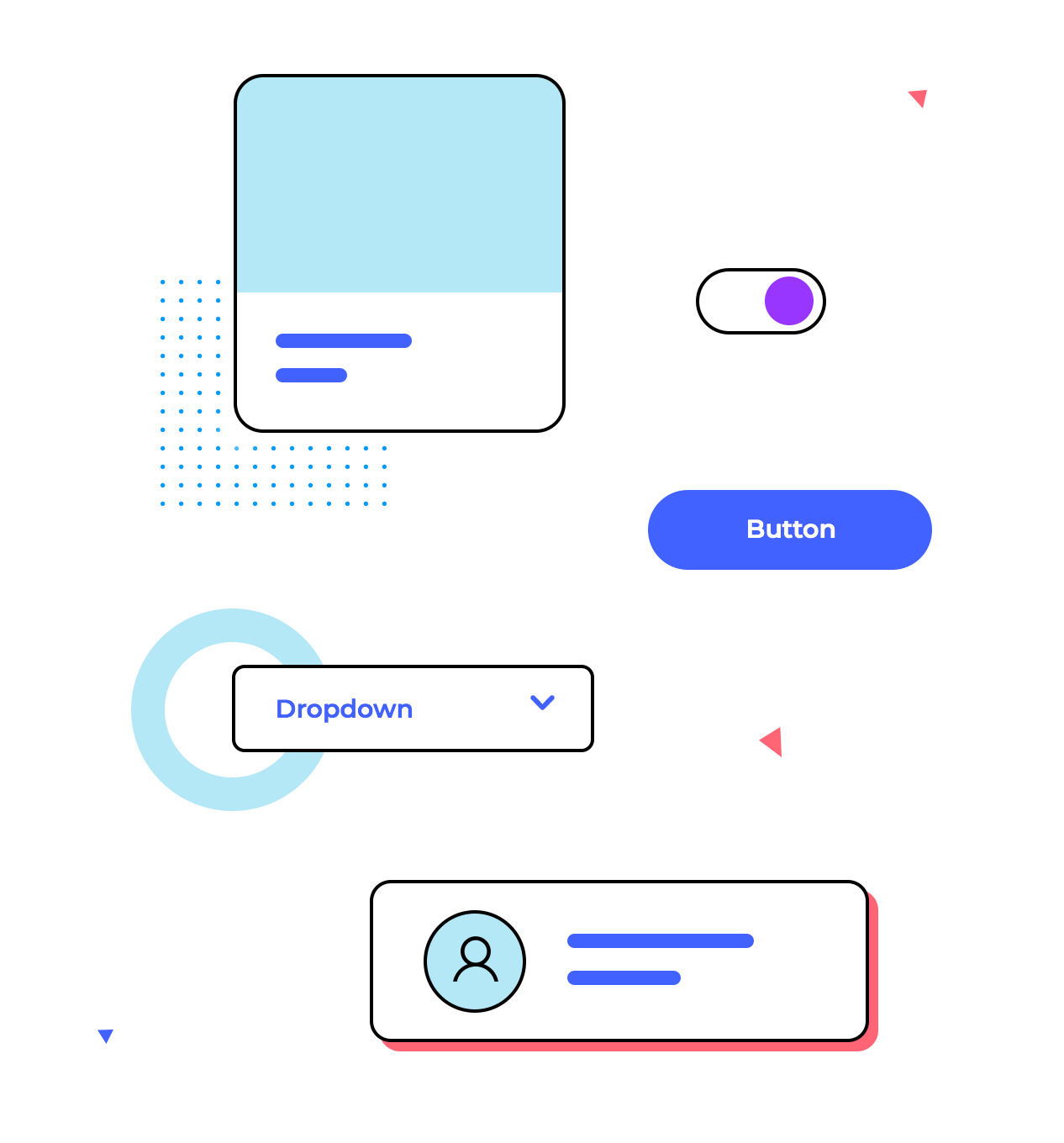 UI-Kit für Webanwendungen im Mockup-Tool  