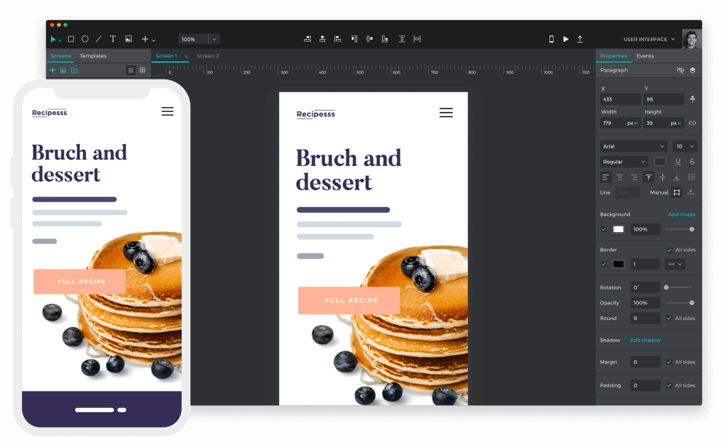 The ultimate mockup tool for iOS and Android apps