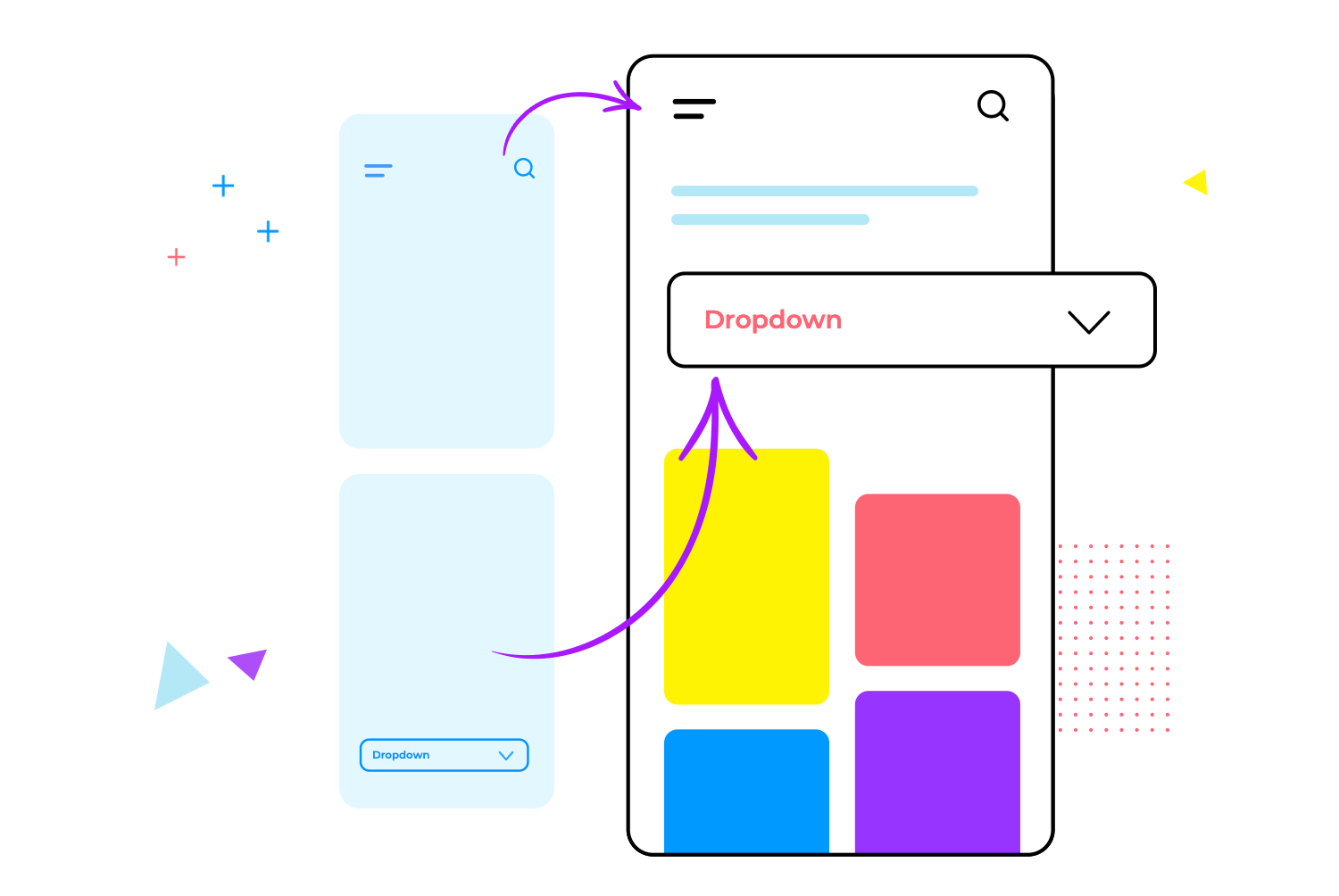 wireframing mit Vorlagen und Mustern