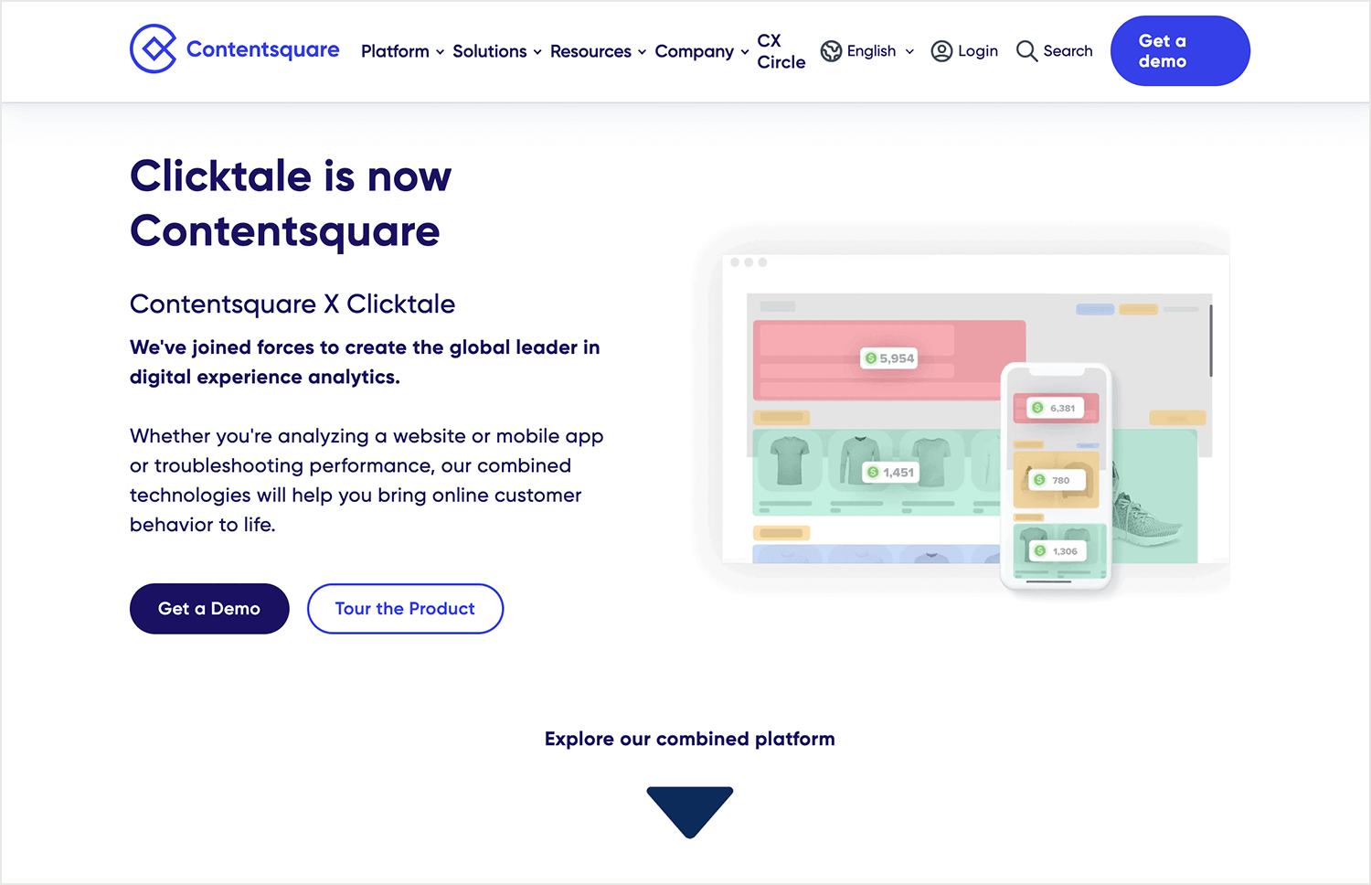 Contentsquare and Clicktale digital experience analytics platform