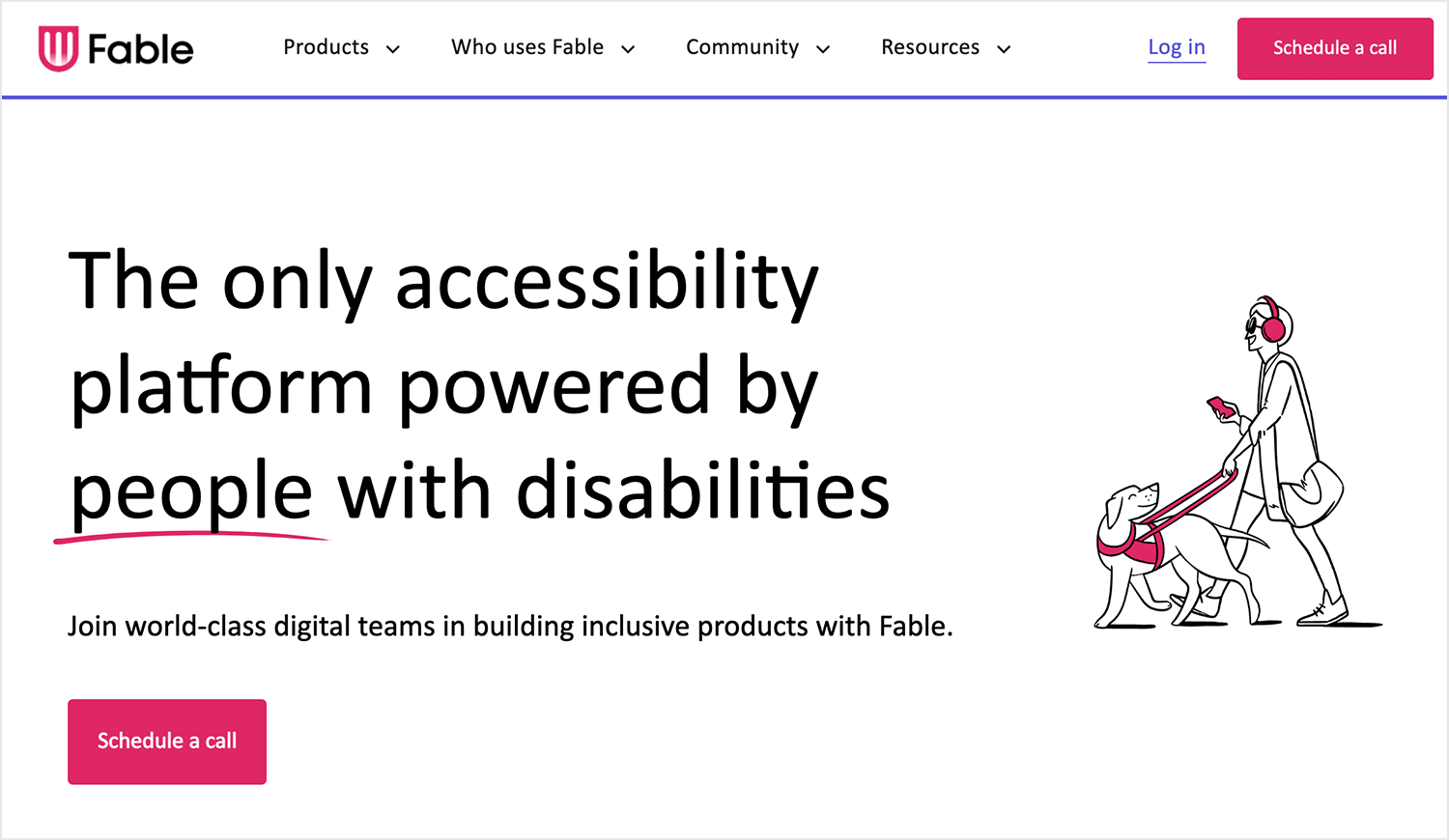 Fable accessibility platform for inclusive products powered by people with disabilities