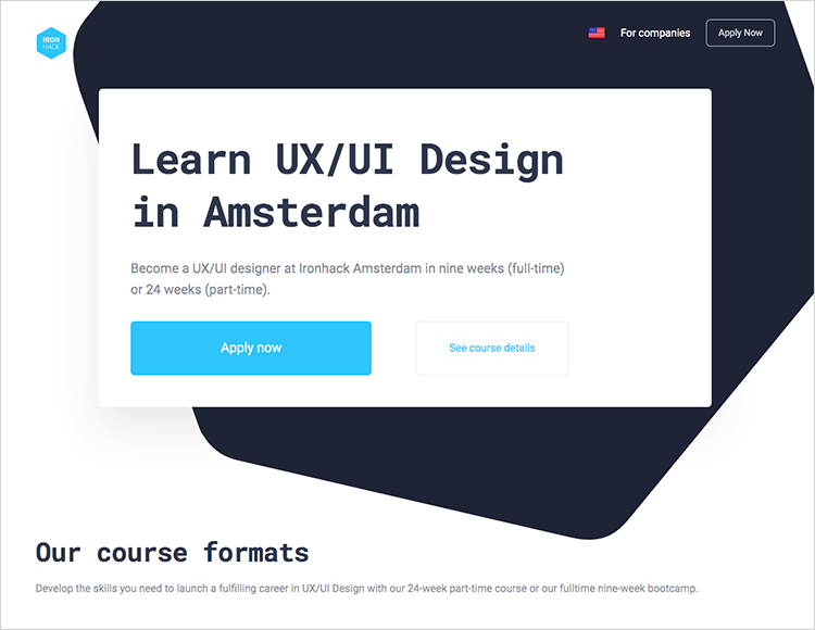 iron hack in classroom ux course in amsterdam