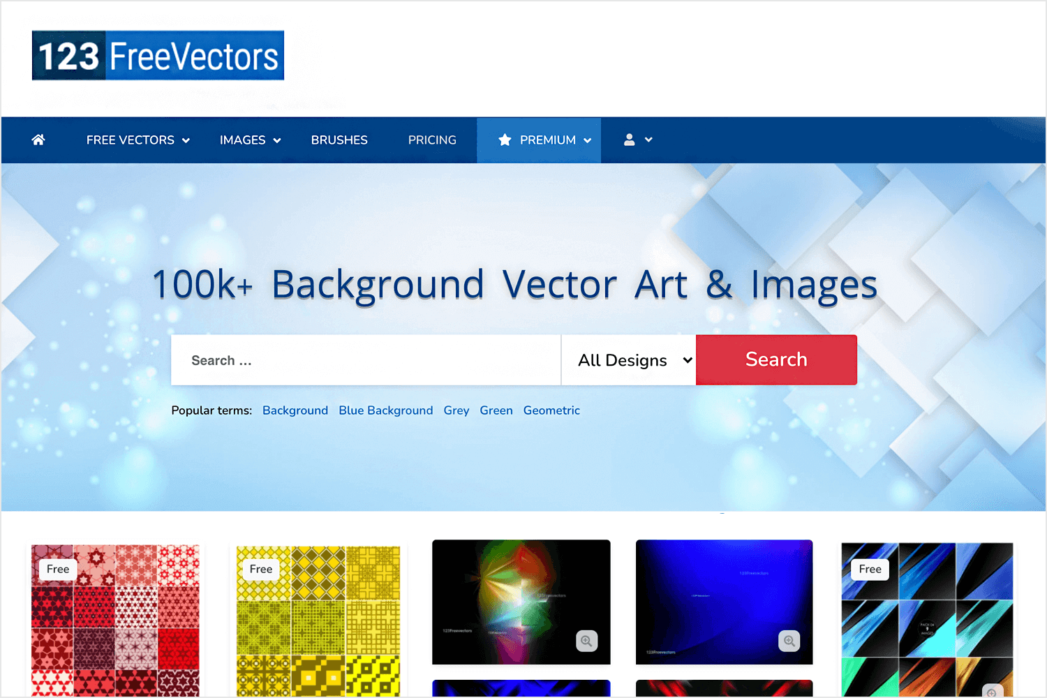 Free vector images - 123FreeVectors homepage