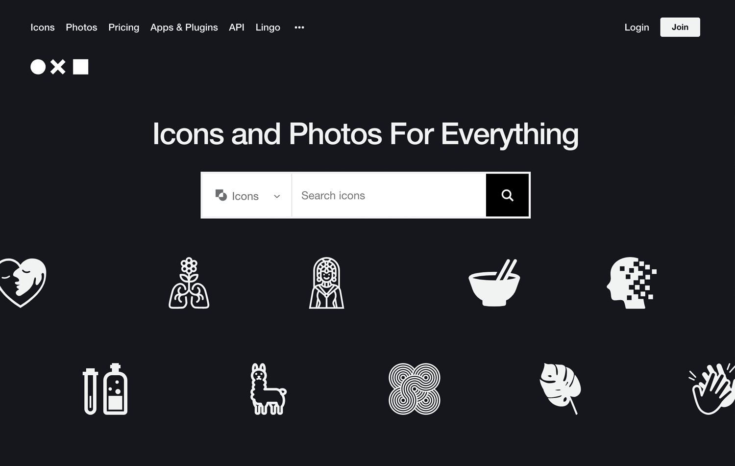 Free vector images - The Noun Project homepage