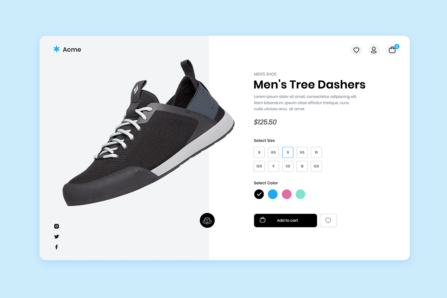 free website mockups - shoes