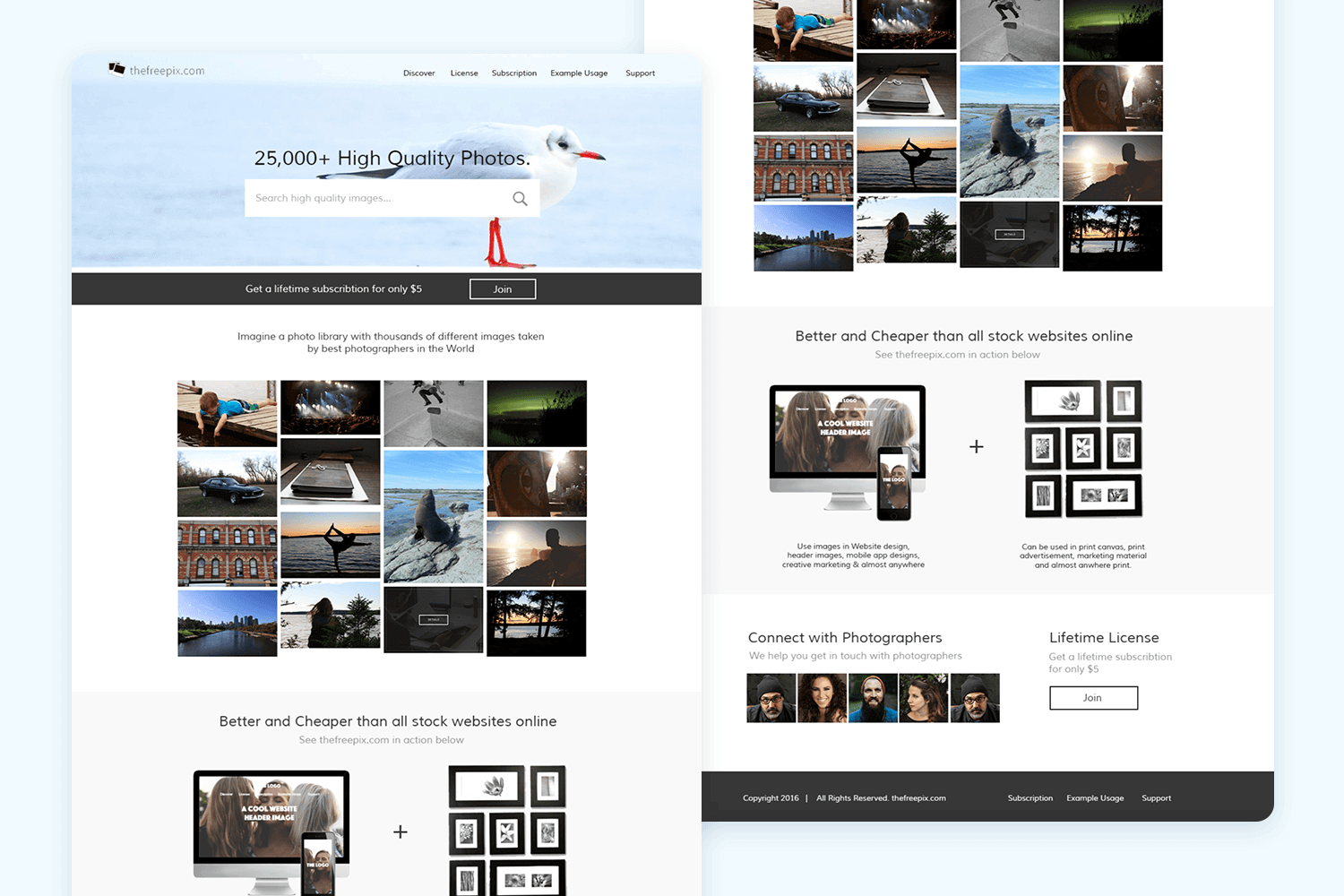 free website mockups - stock