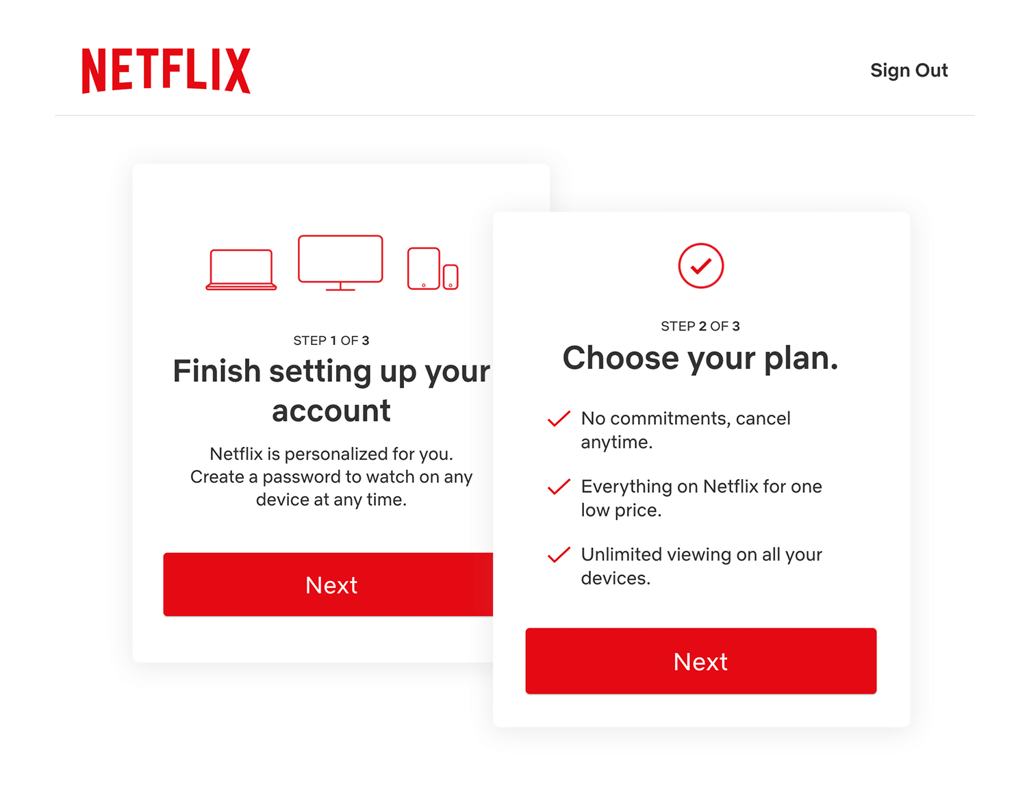 netflix sign up promotion