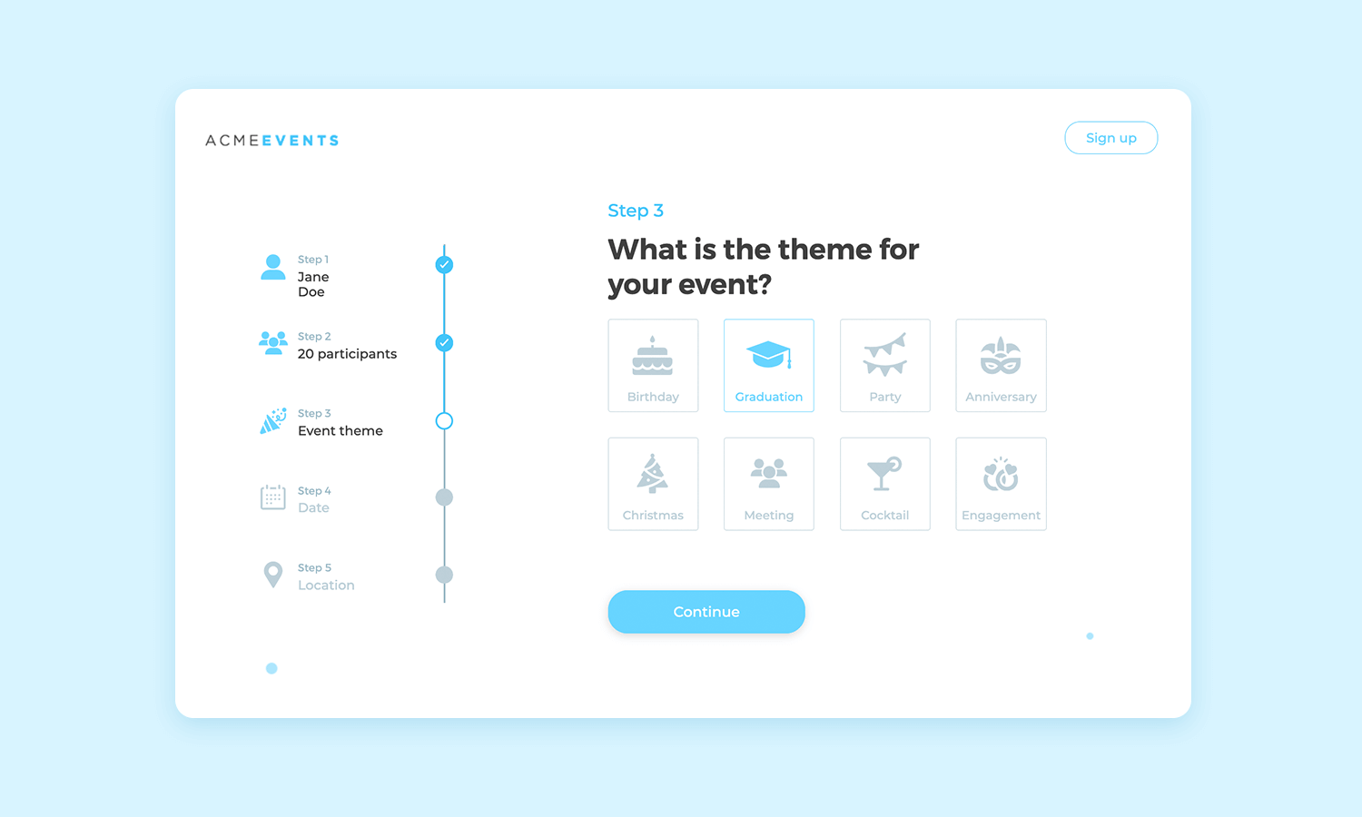 website mockup templates - event