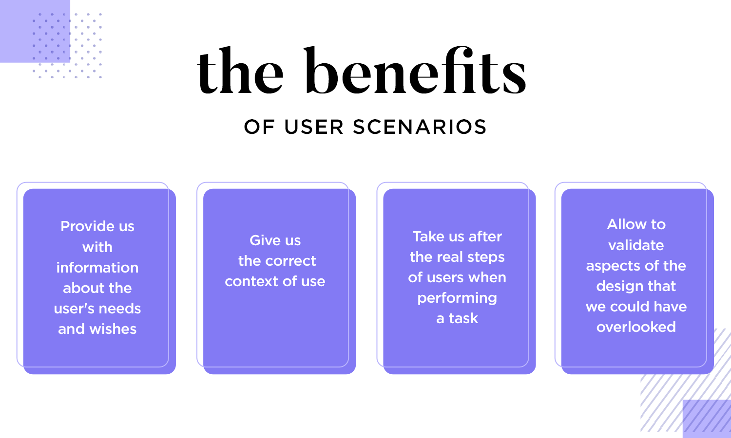 benefits of user scenarios in ux design