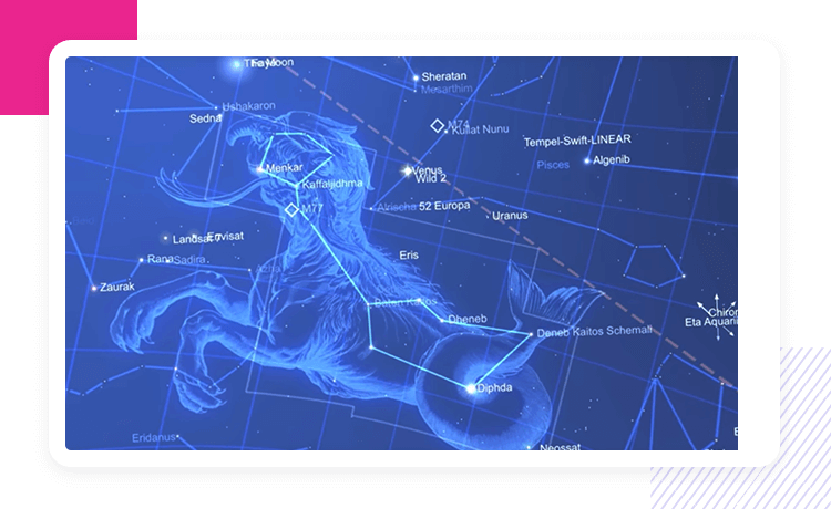 star chart interactive map