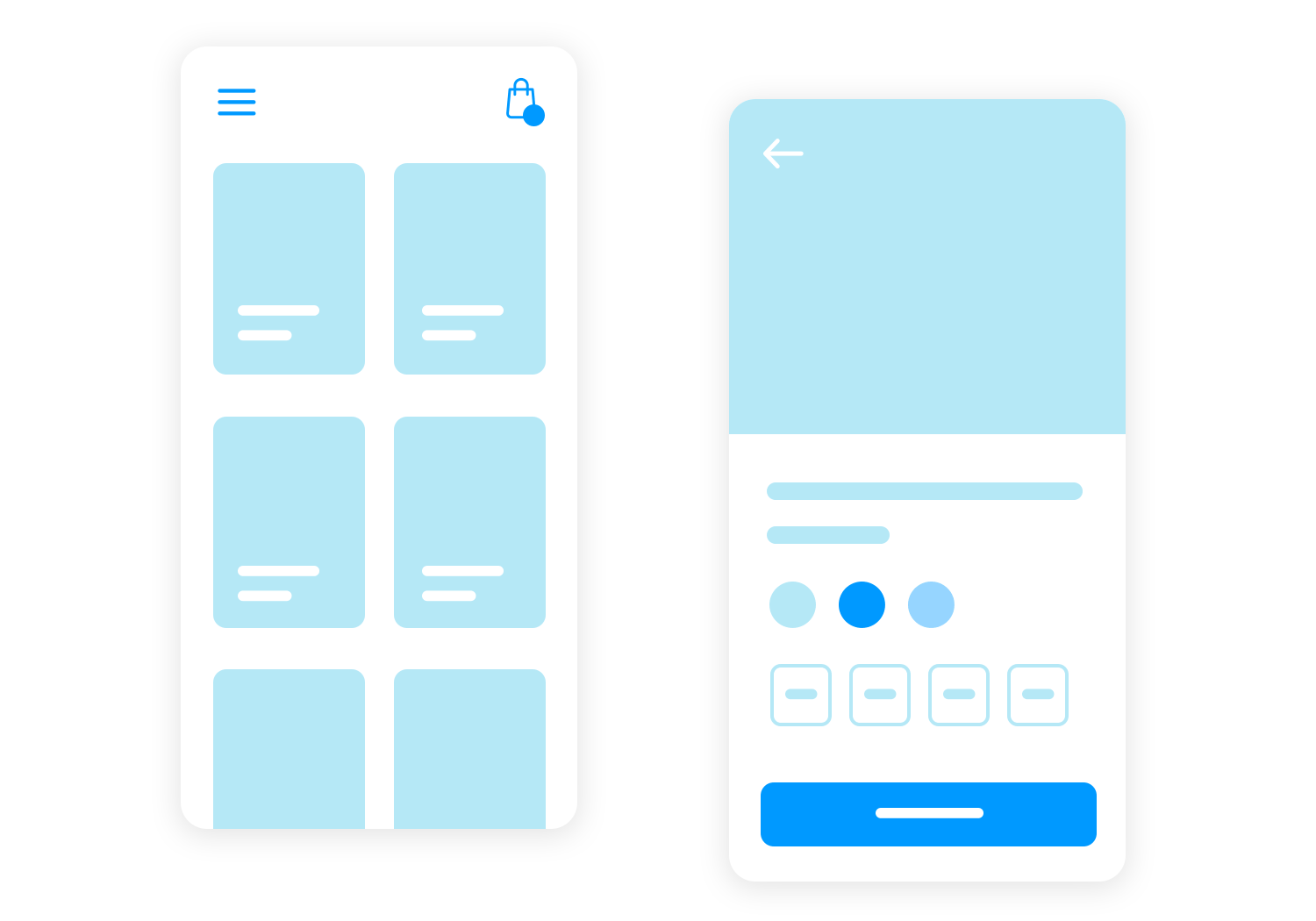 user interaction design wireframing