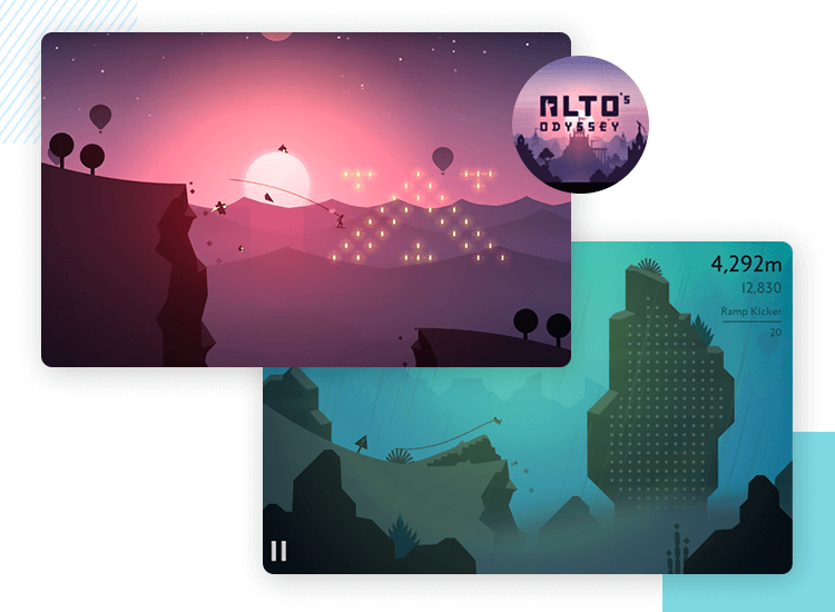 alto's odyssey as best gaming app design