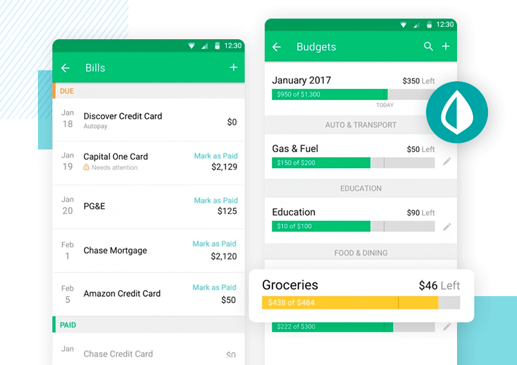 mint - best finance app design