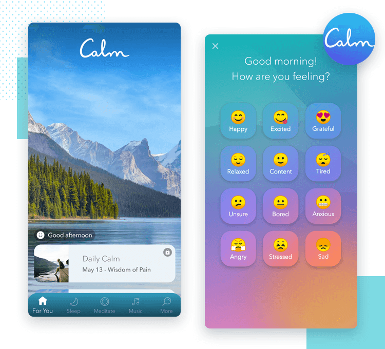 calm interface design as one of the best