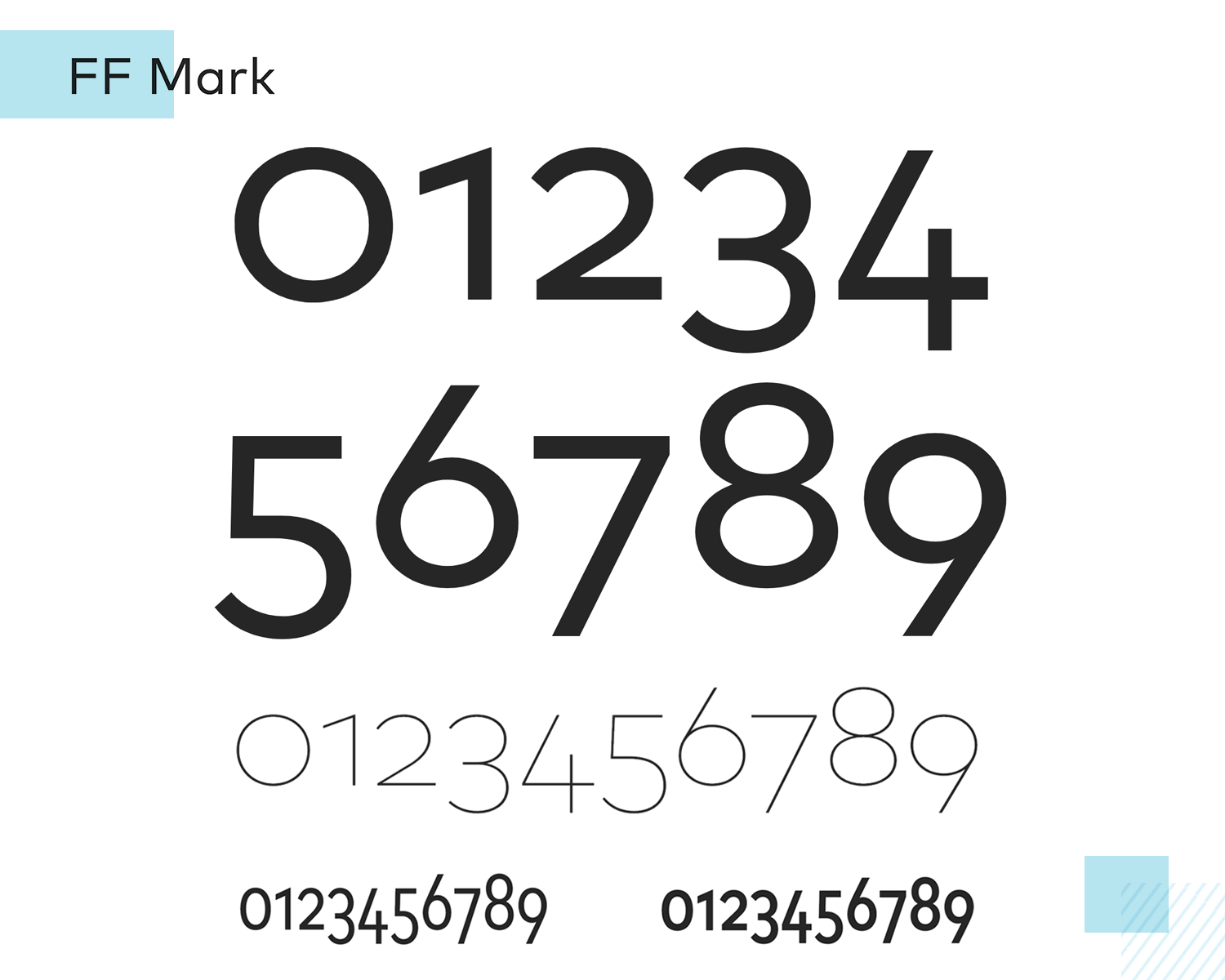 find a number font free