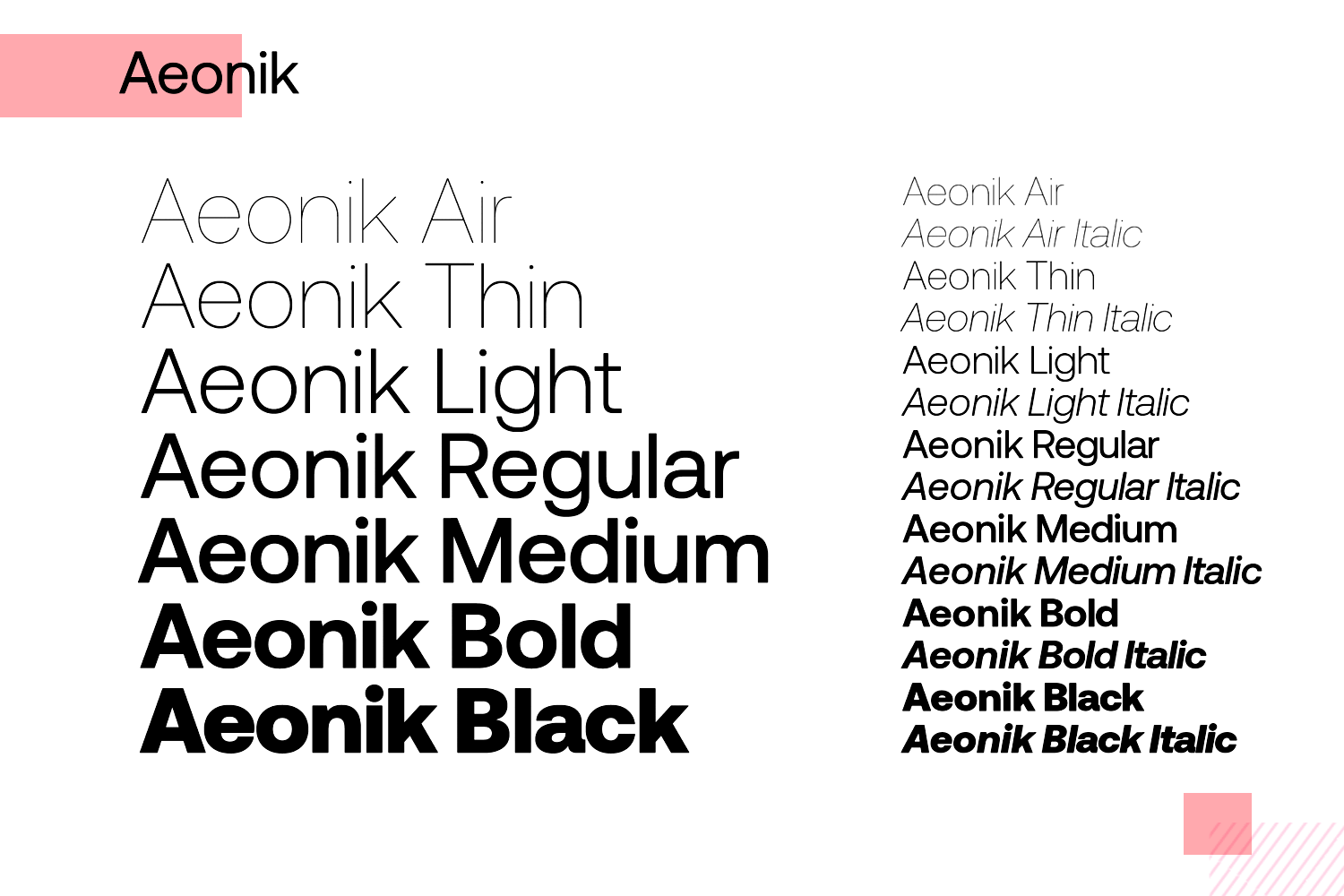 Fonts for mobile apps - Aeonik