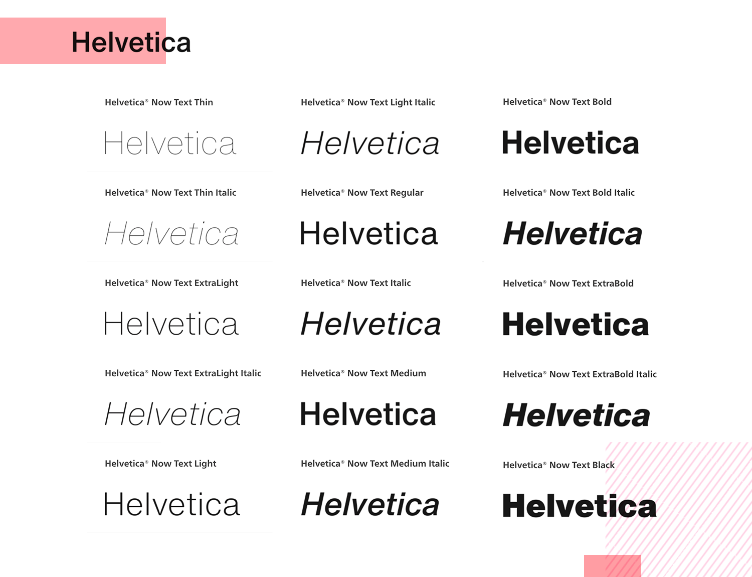Fonts for mobile apps - Helvetica Now