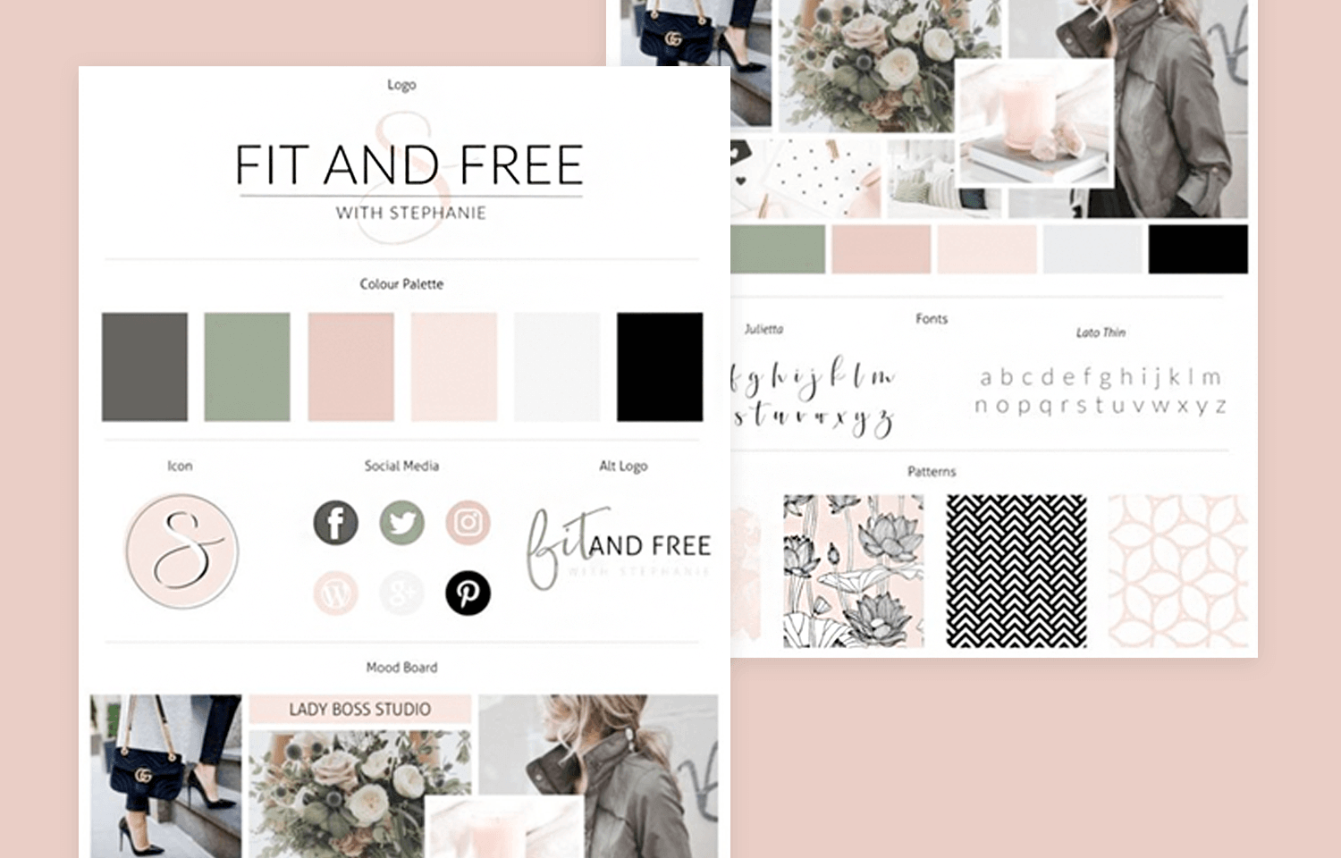 Design Mood Board Examples - Printable Templates