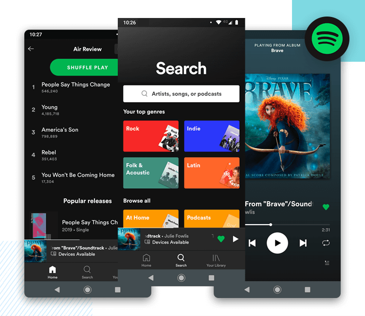 spotify as best app ui design