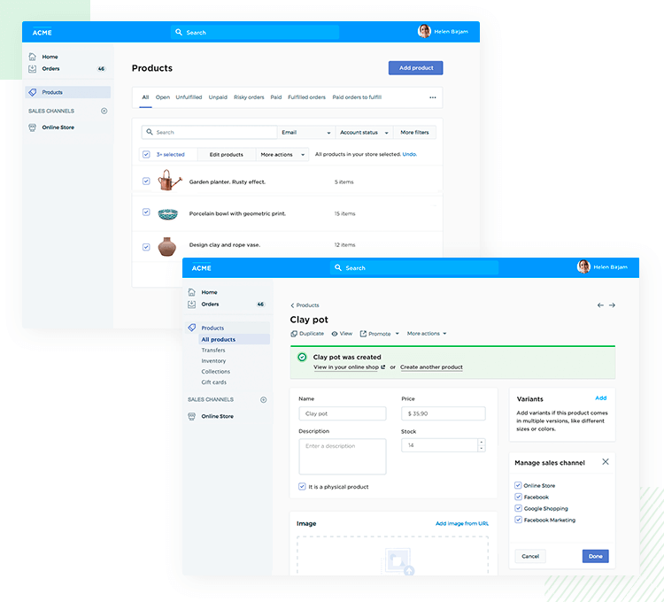 what can you do with the shopify ui kit