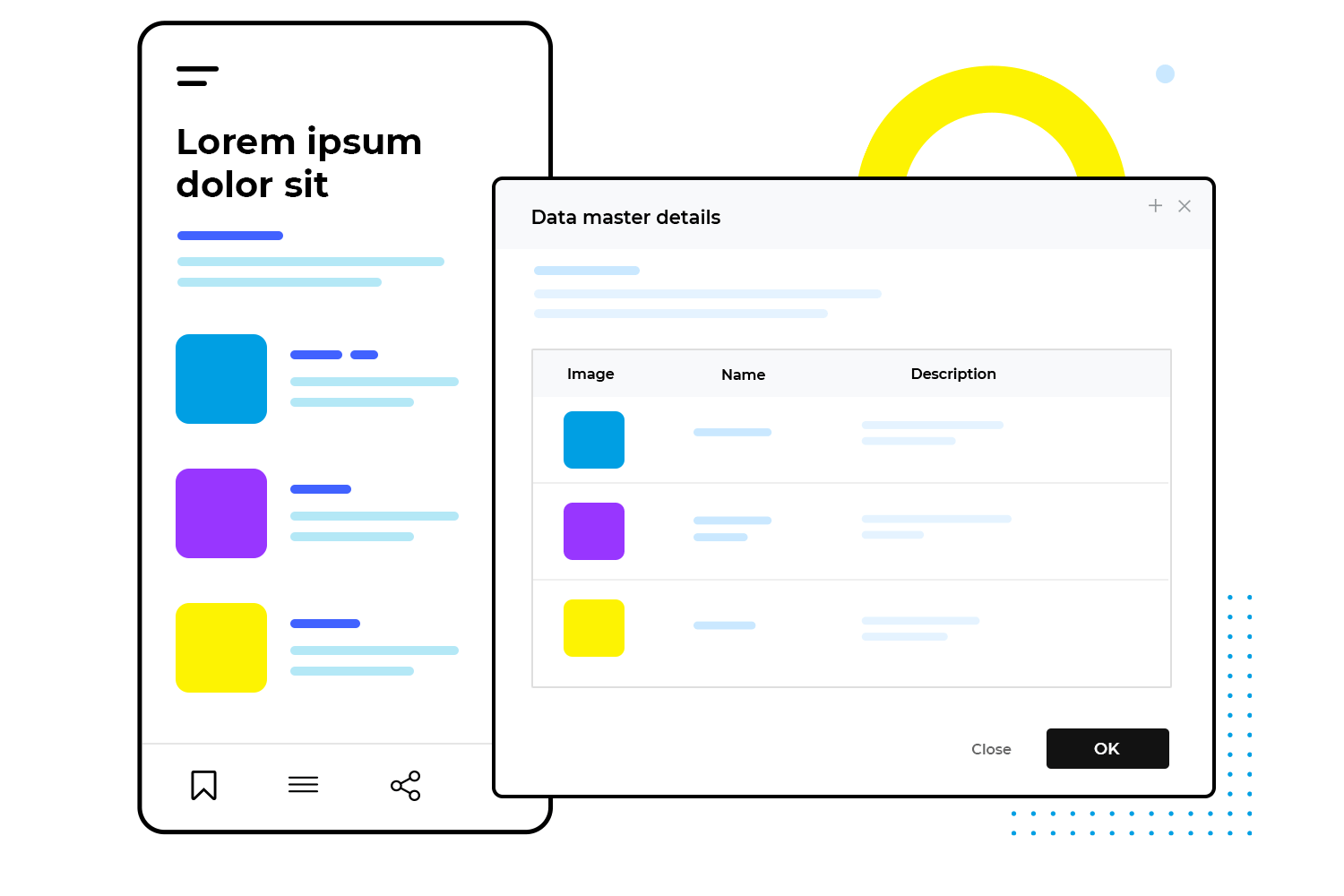 wireframing daten für uX design