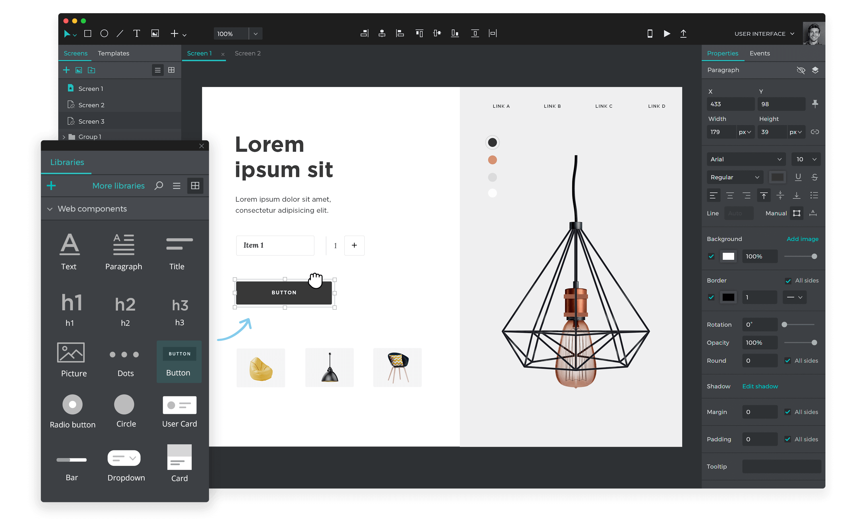 free wireframe software for mobile ui