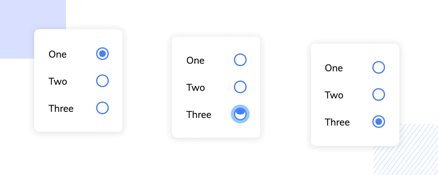 animated radio button example