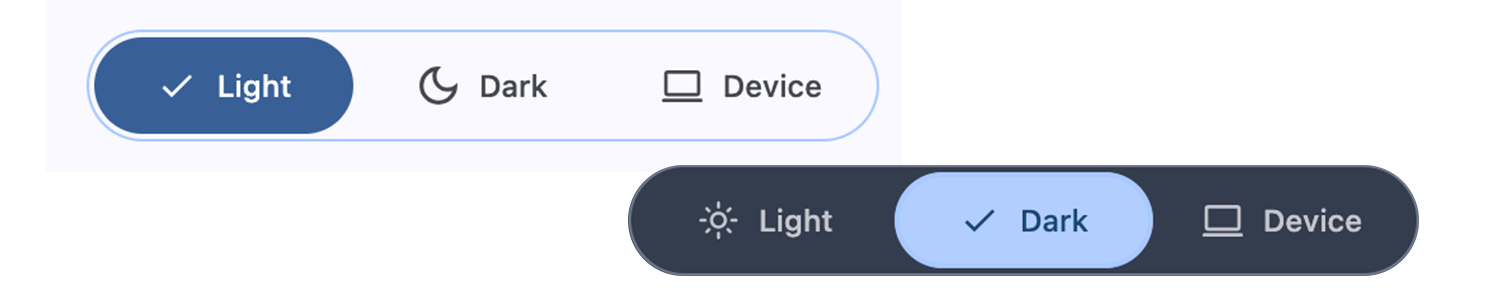 toggle buttons ui google