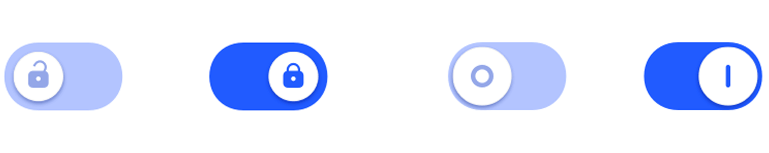 toggle buttons ui toggles