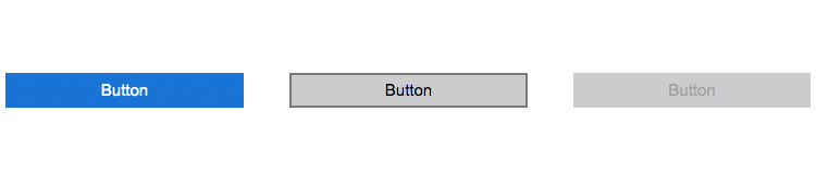 Windows 10 UI kit - button elements available