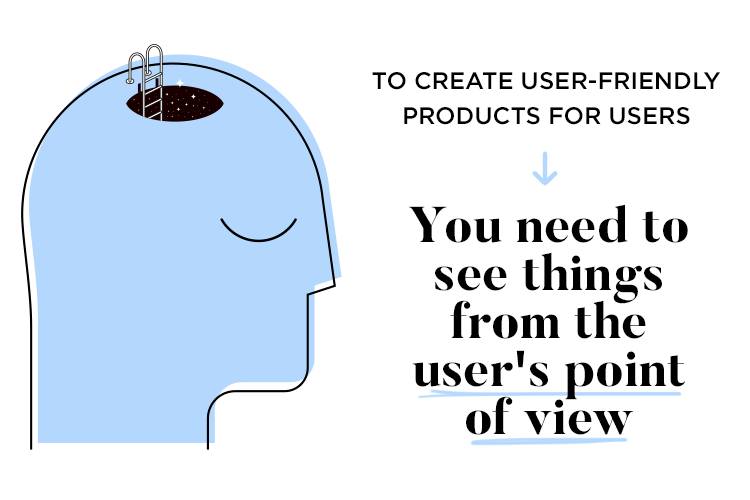 Mental models in UI-UX design - man with a hammer smashing office