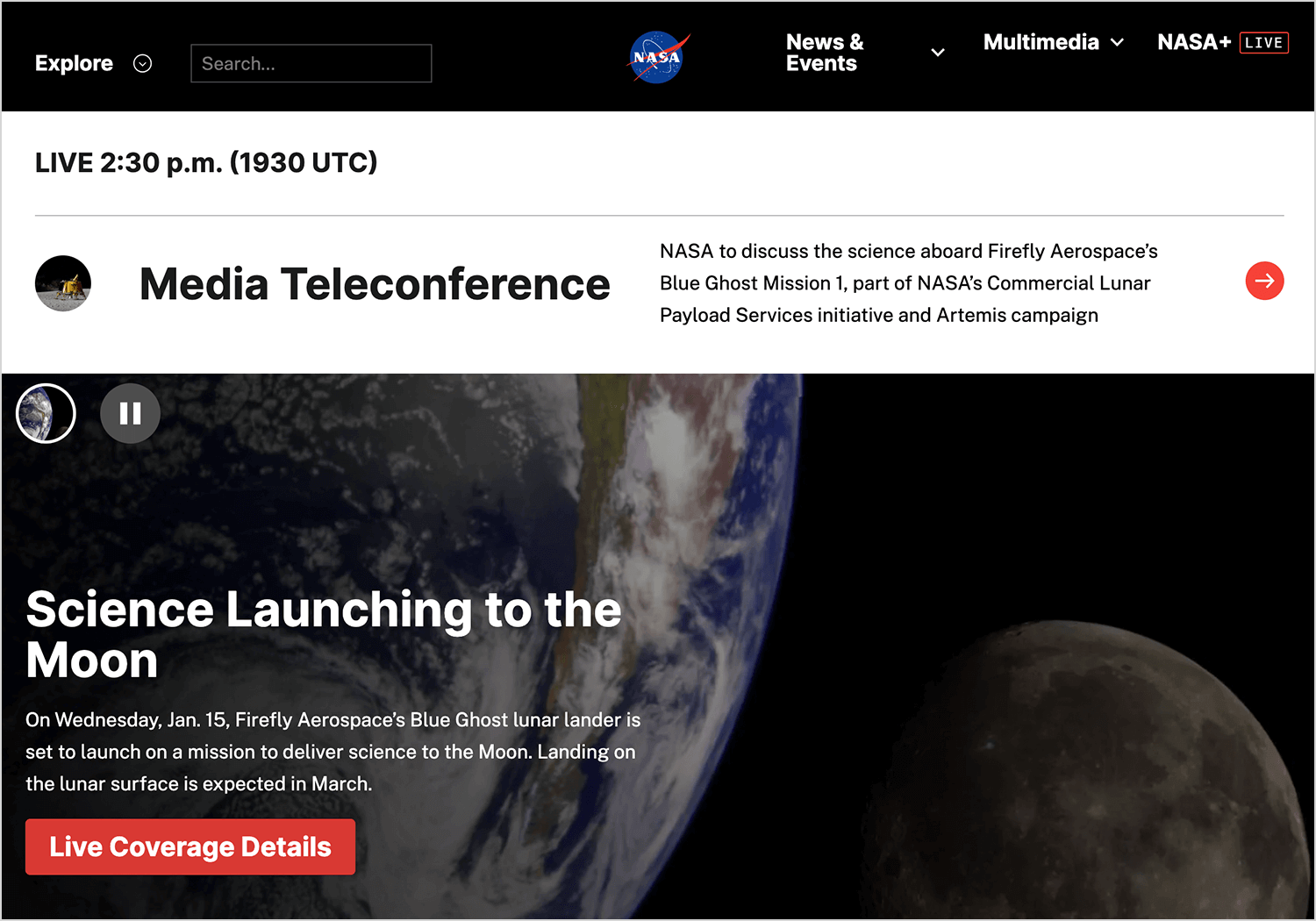 ux storytelling examples nasa