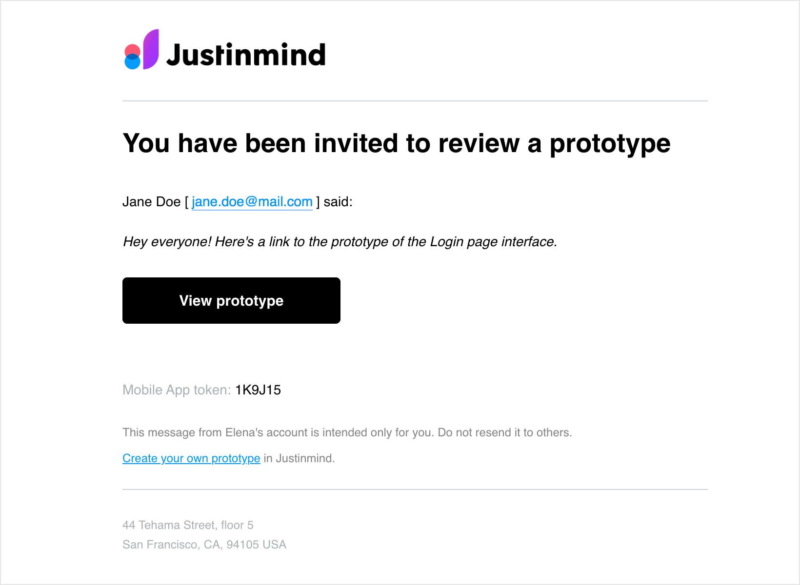 Click the Invite Reviewers button to see a pop-up where you can send invitations