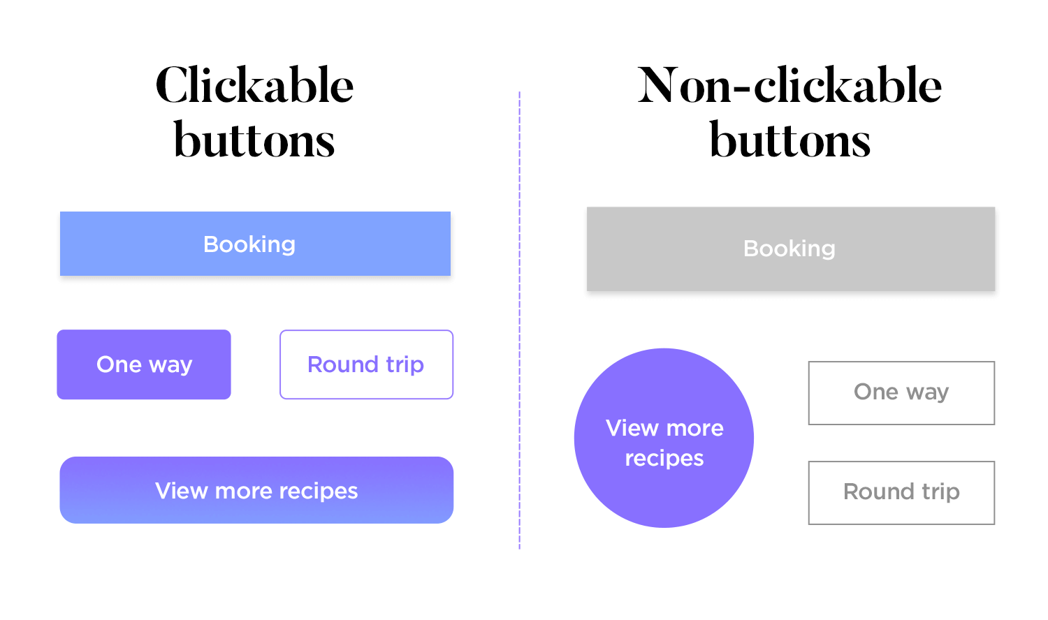 make buttons look clickable in the ui